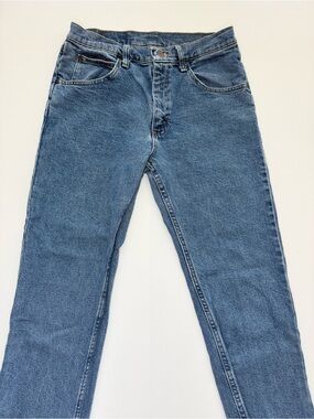Wrangler Blue Straight Leg Denim Jeans